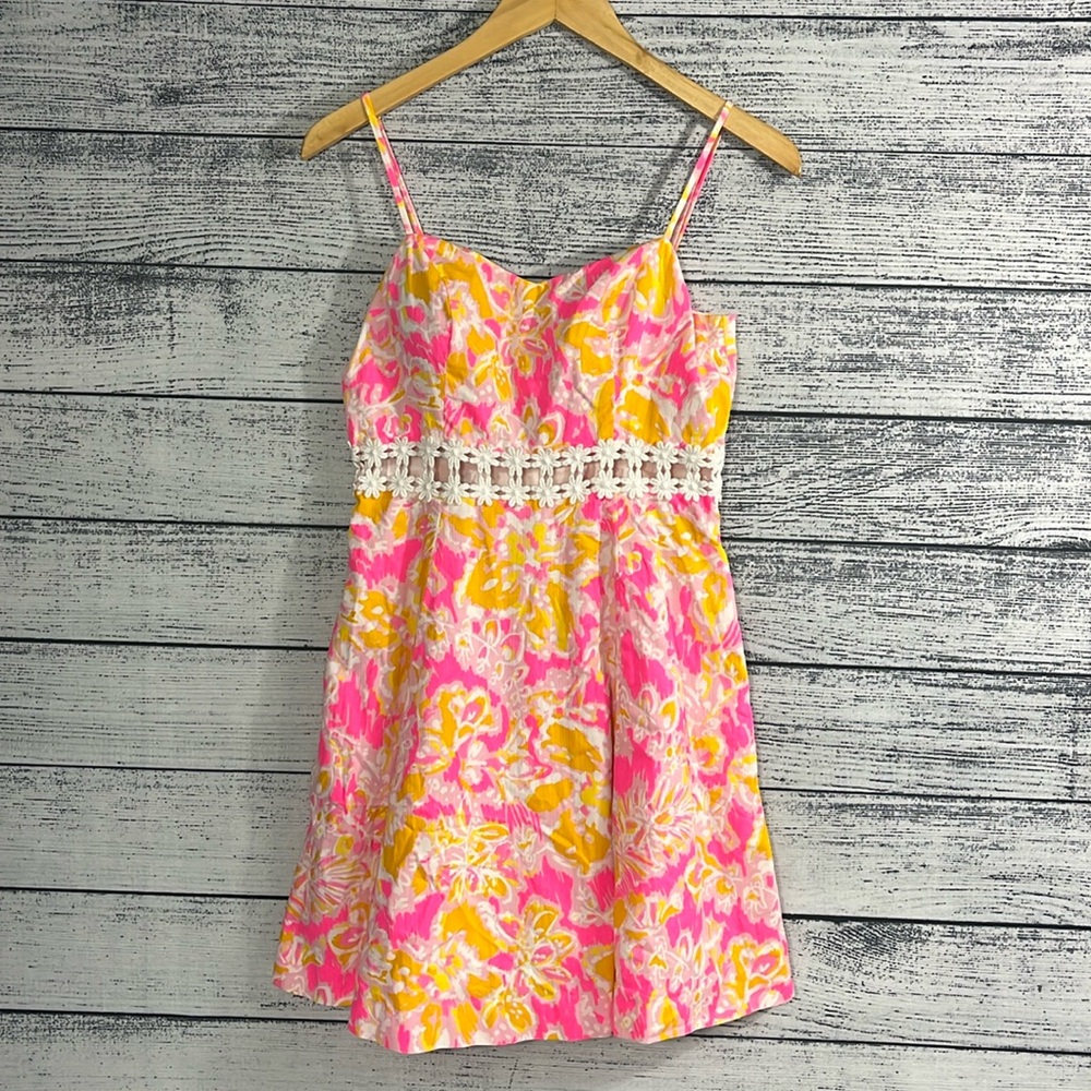 LILLY PULITZER-Lenore Lace Cut-Out Dress